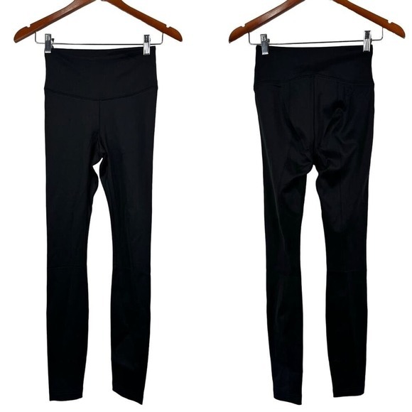 White House Black Market Scuba Knit Runway Black Leggings NWT‎ Size 00 $79 - Picture 2 of 10